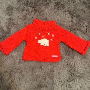 American Girl doll polar bear sweater